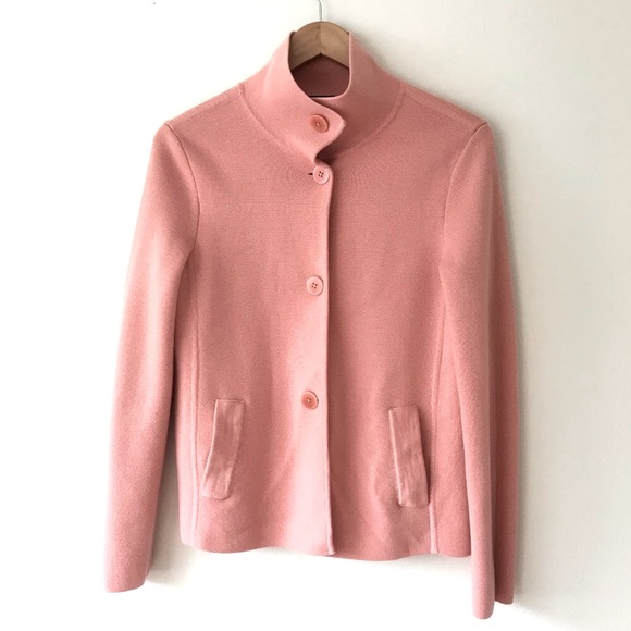 Talbots Tops - TALBOTS Cardigan Italian Merino Wool Peach M